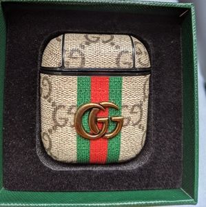 Leather AirPod keychain